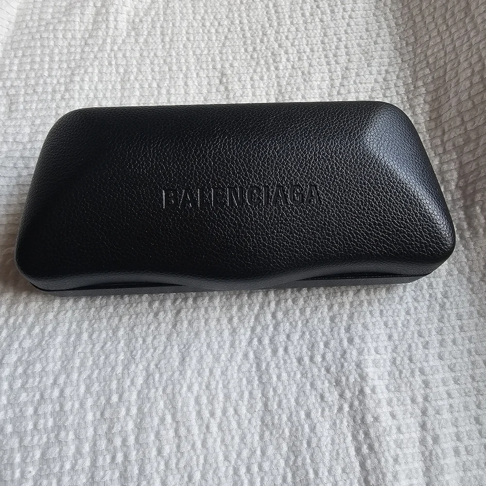 Balenciaga Sunglasses Unisex Black Square Frame with Logo BB0262SA
